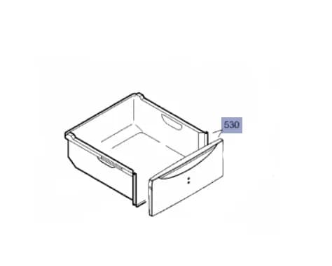 9791901 Šuplík do chladničky Liebherr - Zeleninový box