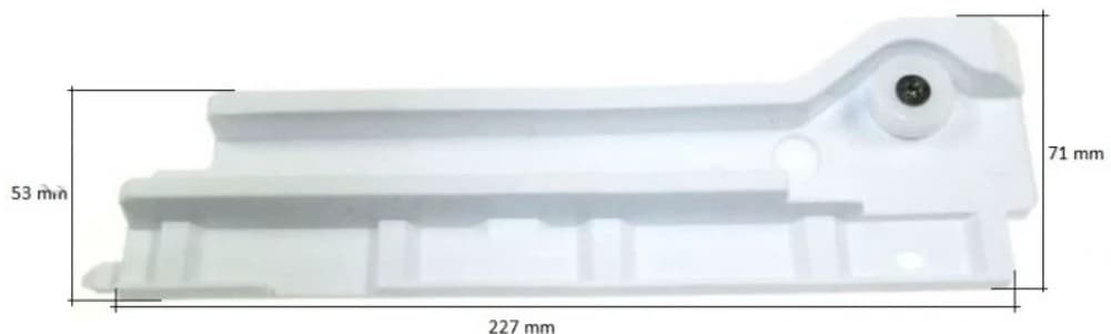 AEC72910802 Pojezd pro šuplík chladničky LG - levý