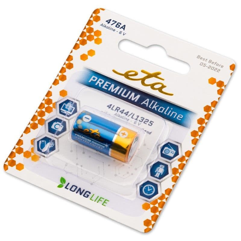 Baterie ETA PREMIUM 476A, 6V, 1ks