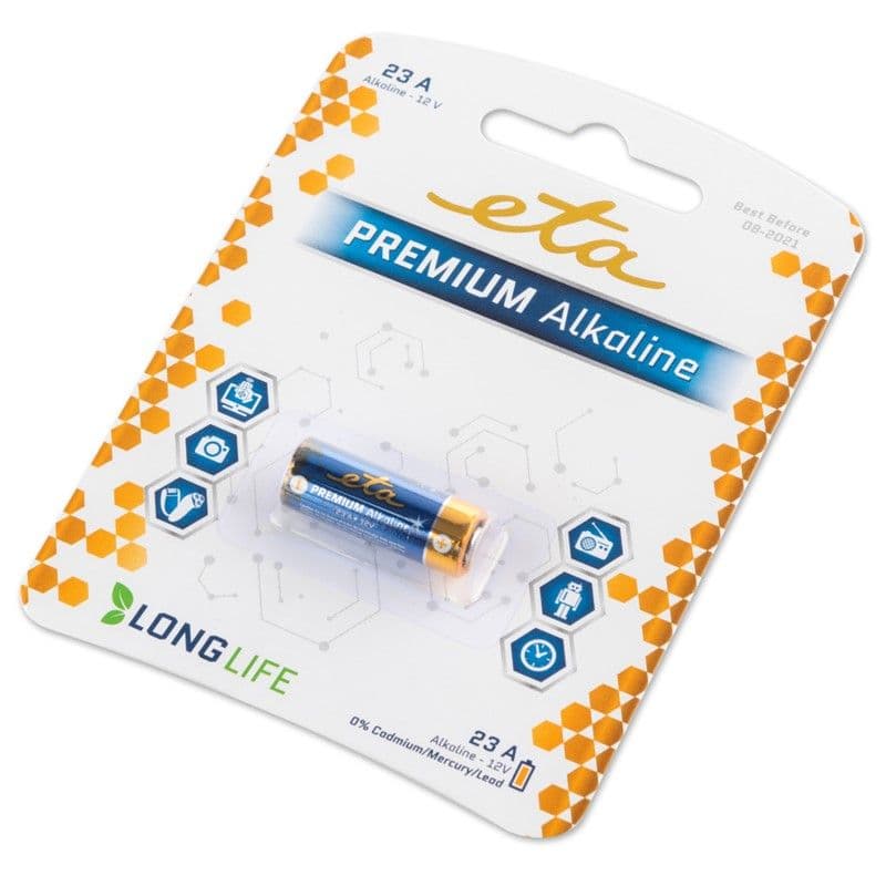 Baterie ETA PREMIUM ALKALINE 23A, 1ks