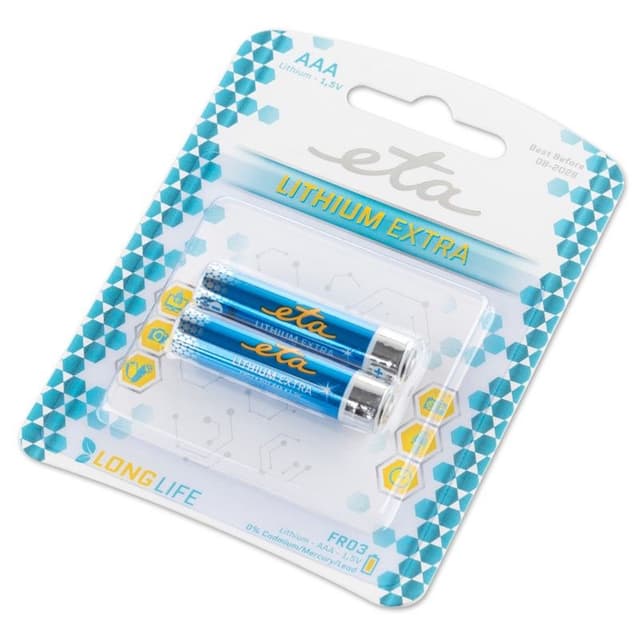 ETA PREMIUM AAA FR03, Lithiová baterie 2ks