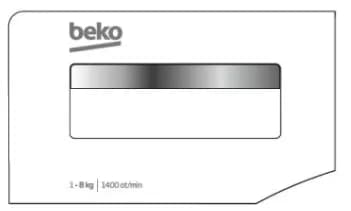 BEK2449809229 Čelo násypky pro pračky Beko/Blomberg