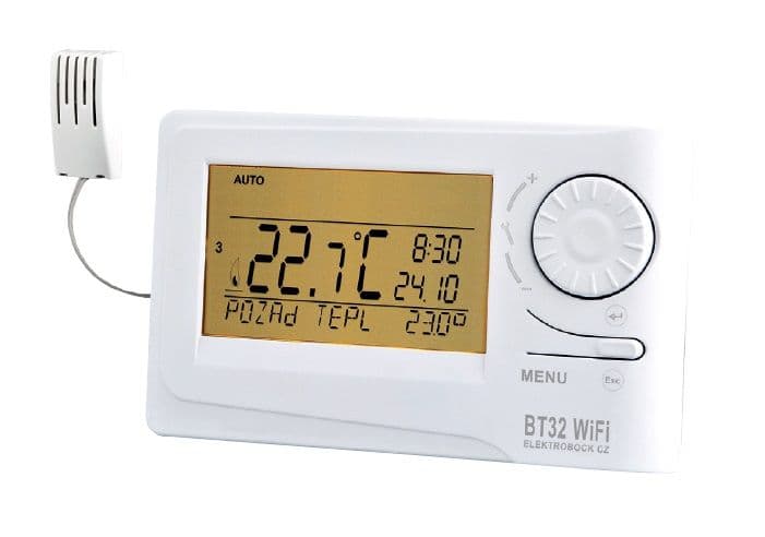 ELEKTROBOCK BT32 WiFi Bezdrátový termostat s WiFi modulem