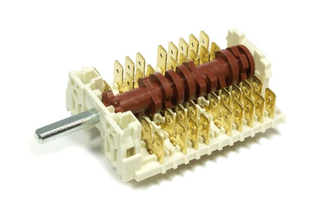 C00252623 Přepínač funkcí pro trouby Indesit a Whirlpool, 8 pozic