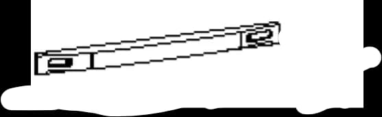 C00287578 Ovládací panel 59,6x5,5 cm pro chladničky Whirlpool a Indesit