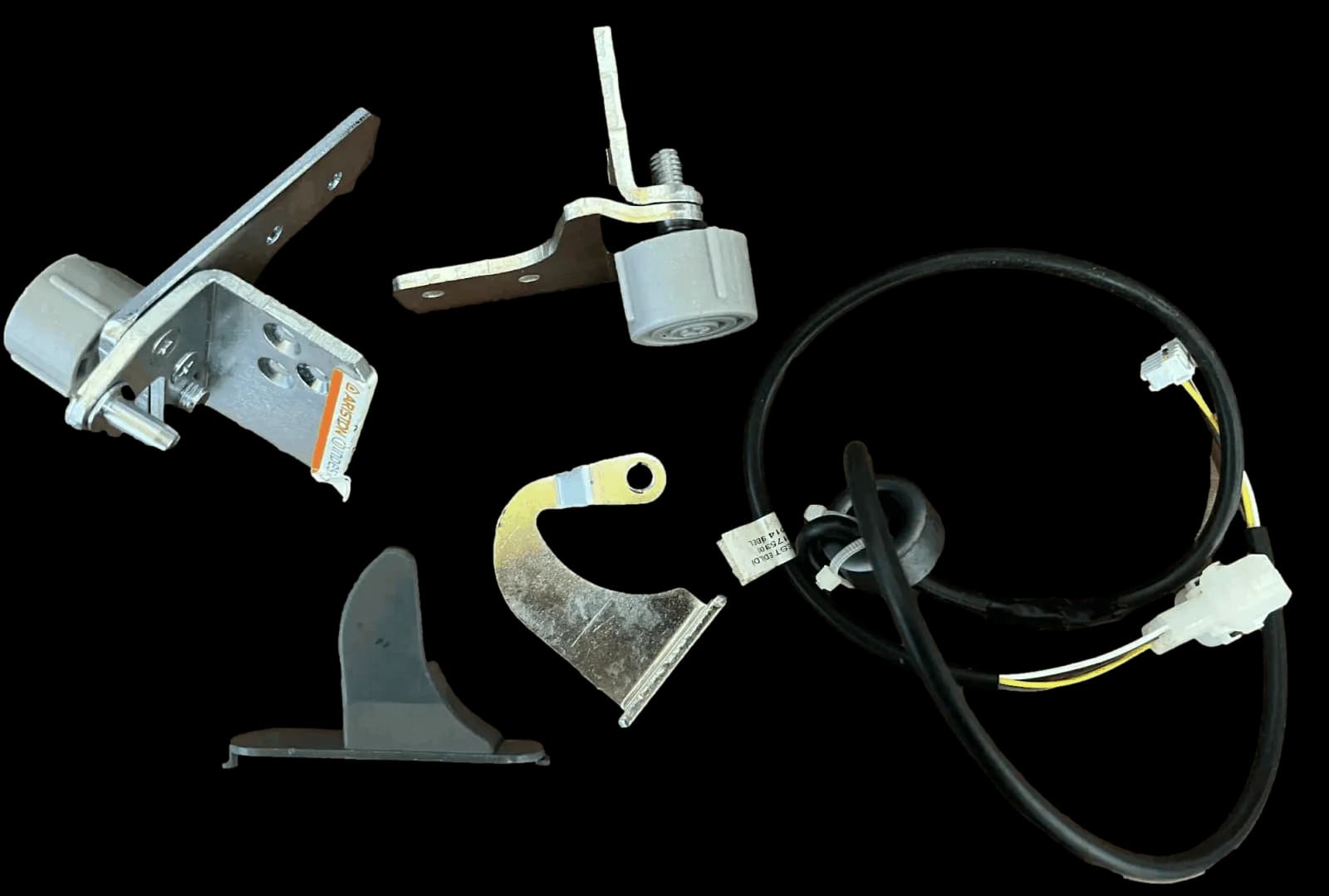 C00301717 Sada závěsů dveří pro chladničky Whirlpool / Indesit / Hotpoint-Ariston