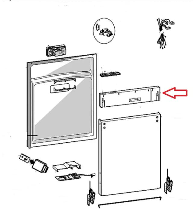 C00345344 Ovládací panel pro myčky Whirlpool a Indesit