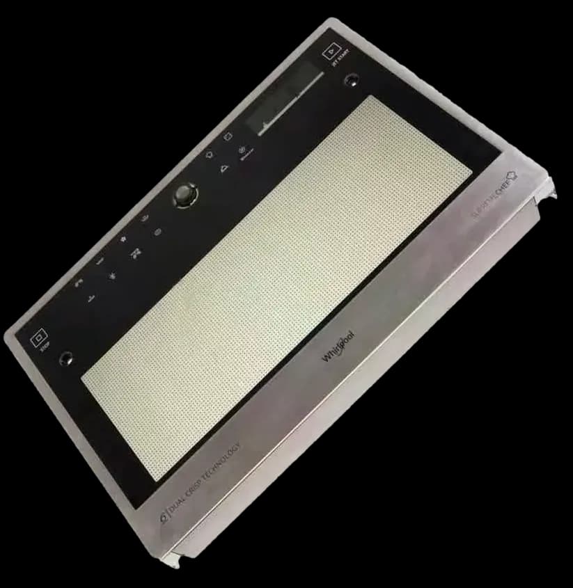 C00858805 Dvířka pro mikrovlnnou troubu Whirlpool a Indesit