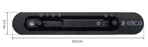 Ovládací panel Elica CRU0085973 155x27mm