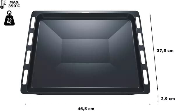 HEZ431002 Smaltovaný pečicí plech pro Bosch a Siemens