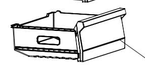 HK4167256 Čelo šuplíku pro Hisense lednice