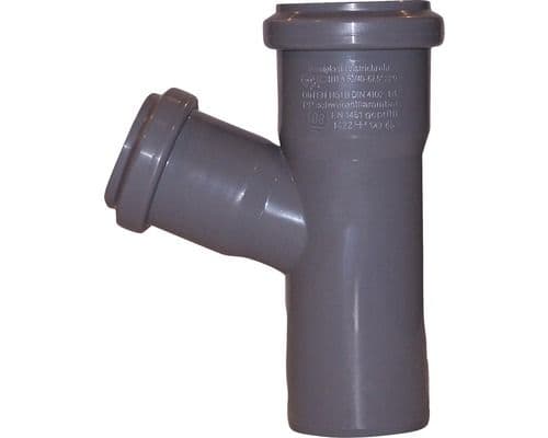 HTEA odbočka 50x40x67° PIPELIFE - Odbočka pro odpadní systémy