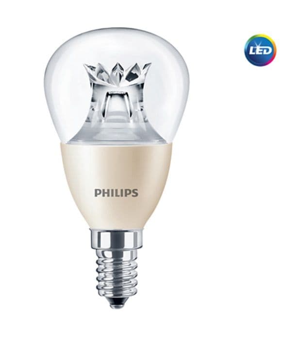 LED žárovka Philips E14 5.5W/40W Dimtone P48 CL (P306189)