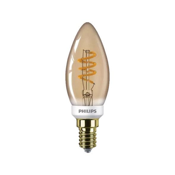 LED žárovka Philips E14 B35 3,5W SRT4 2000K GOLD