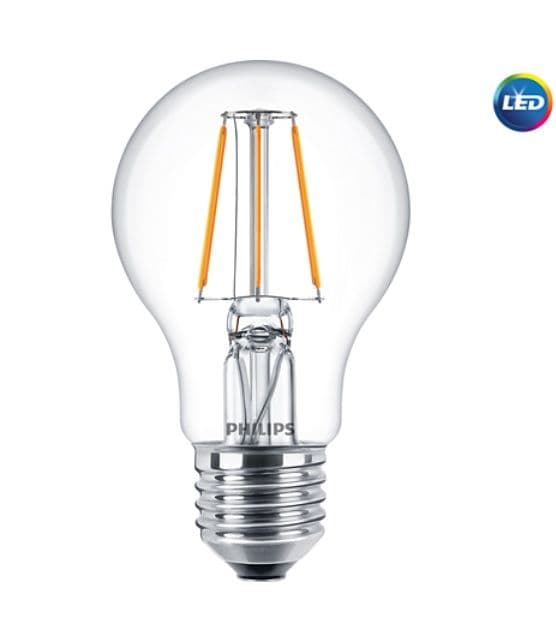 LED žárovka Philips E27 4,3W 2700K A60 CL P347168