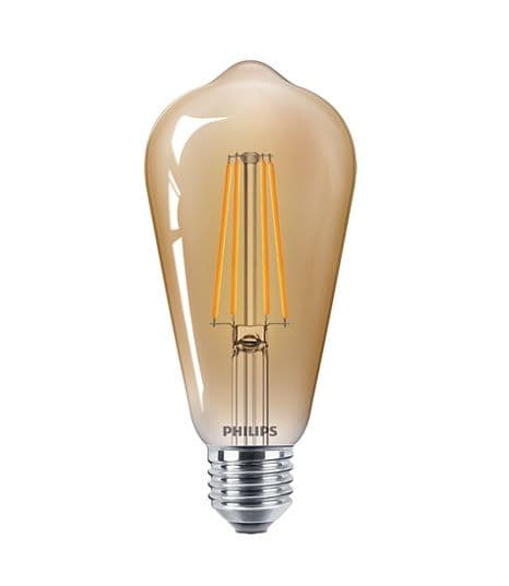 LED žárovka Philips E27 Classic ND 5,5-48W ST64 825 GOLD