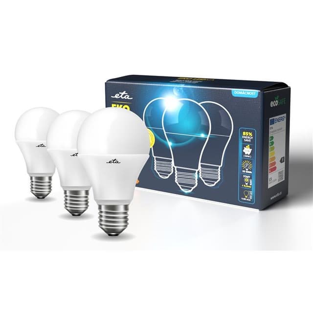 ETA EKO LEDka klasik A60W15WW3P - Žárovka 15W E27 teplá bílá, 3ks