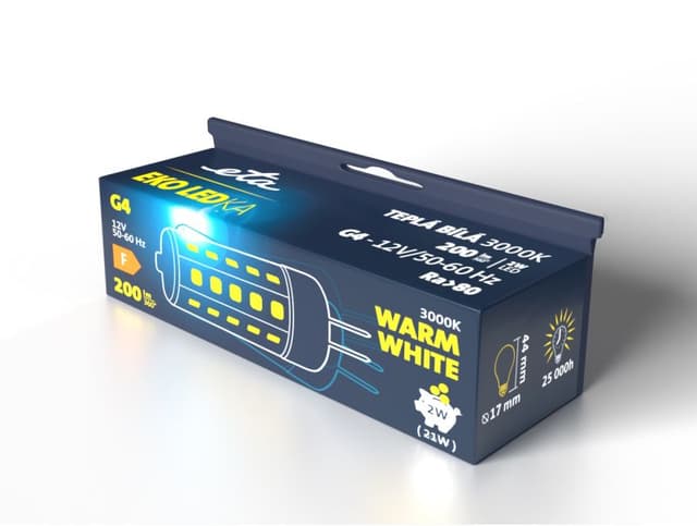 ETA EKO LEDka bodová G4W2WW01 2W teplá bílá